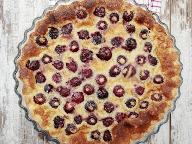 Jemná bublanina s ovocem (Clafoutis)