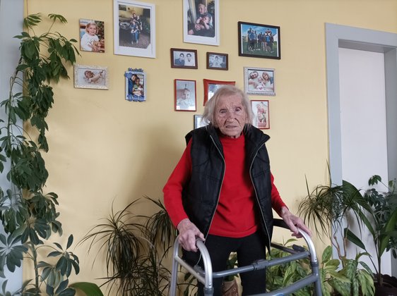 Naše téměř stoletá pacientka