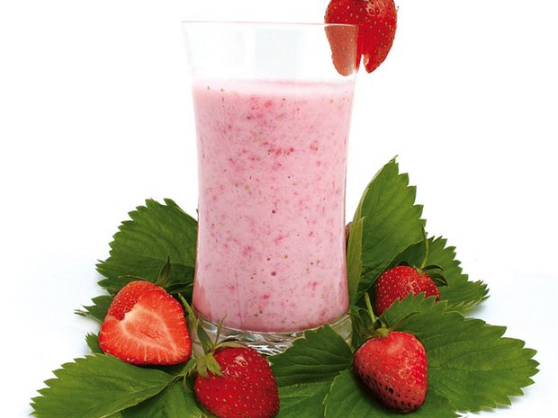 Jahodové smoothie